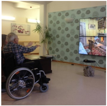 A Virtual Environment Gesture Interaction System for People with Dementia
